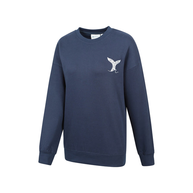 Navy - Lifestyle - Mountain Warehouse Womens-Ladies Relaxed Fit Sweatshirt