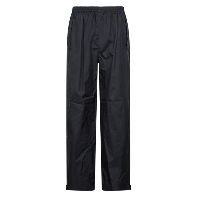 Black - Pack Shot - Mountain Warehouse Mens Pakka Jacket and Trousers Set