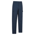 Navy - Side - Mountain Warehouse Mens Delta Stretch Cargo Trousers