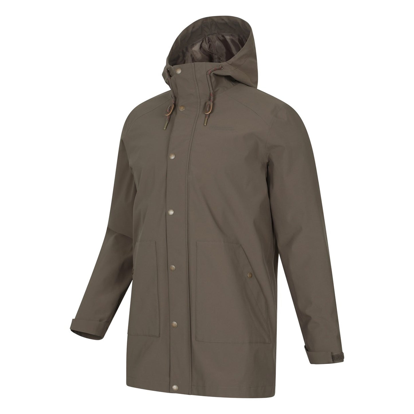 Dark Beige - Lifestyle - Mountain Warehouse Mens Fleece Lined Waterproof Jacket