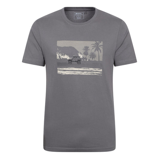 Dark Grey - Front - Mountain Warehouse Mens Ocean Drive T-Shirt