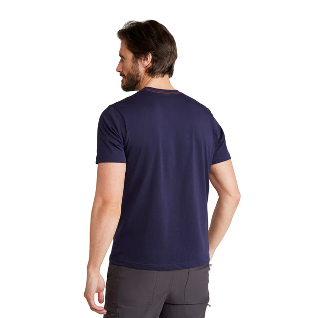 Dark Blue - Back - Mountain Warehouse Mens Tidal Wave T-Shirt