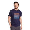 Dark Blue - Front - Mountain Warehouse Mens Tidal Wave T-Shirt