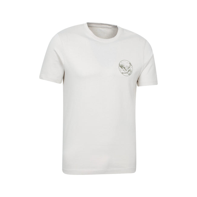 Beige - Side - Mountain Warehouse Mens Valley T-Shirt