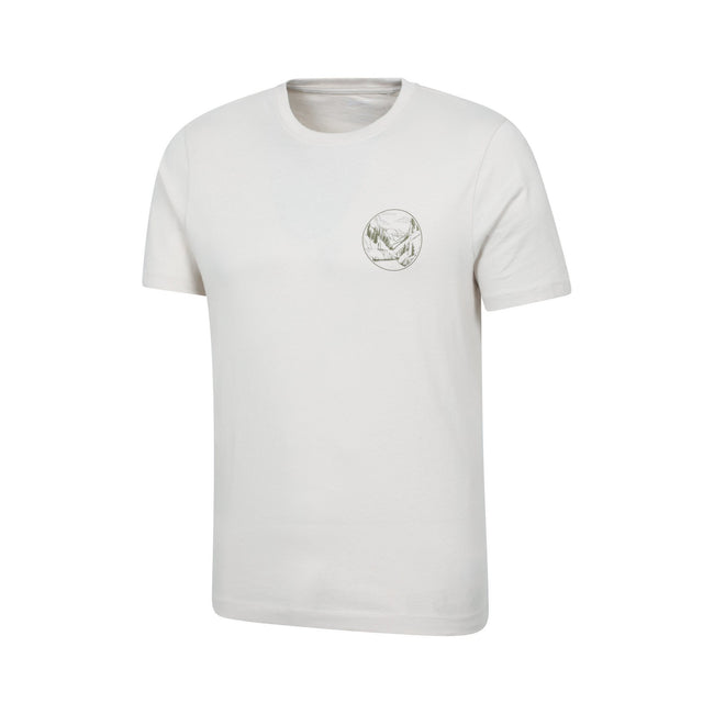 Beige - Lifestyle - Mountain Warehouse Mens Valley T-Shirt