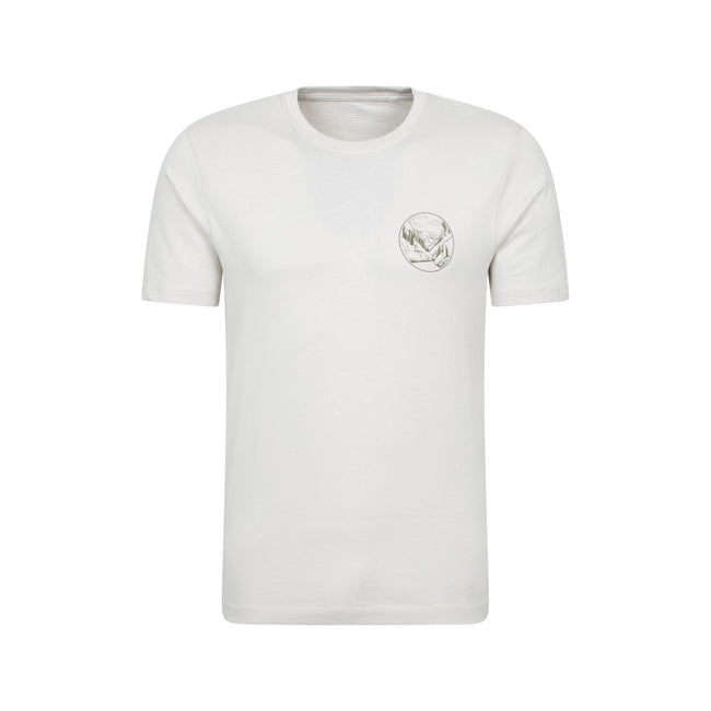 Beige - Front - Mountain Warehouse Mens Valley T-Shirt
