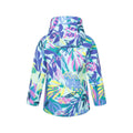 Pale Green - Back - Mountain Warehouse Childrens-Kids Exodus Printed Water Resistant Soft Shell Jacket