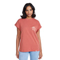 Rust - Front - Animal Womens-Ladies Wherever The Waves Holly Logo T-Shirt