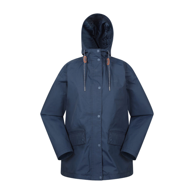 Navy - Front - Mountain Warehouse Womens-Ladies Misty Waterproof Jacket