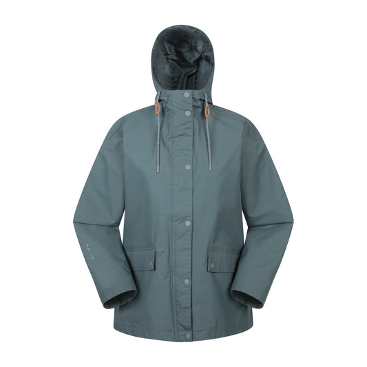 Khaki Green - Front - Mountain Warehouse Womens-Ladies Misty Waterproof Jacket
