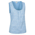 Pale Blue - Side - Mountain Warehouse Womens-Ladies Orchid Floral Tank Top