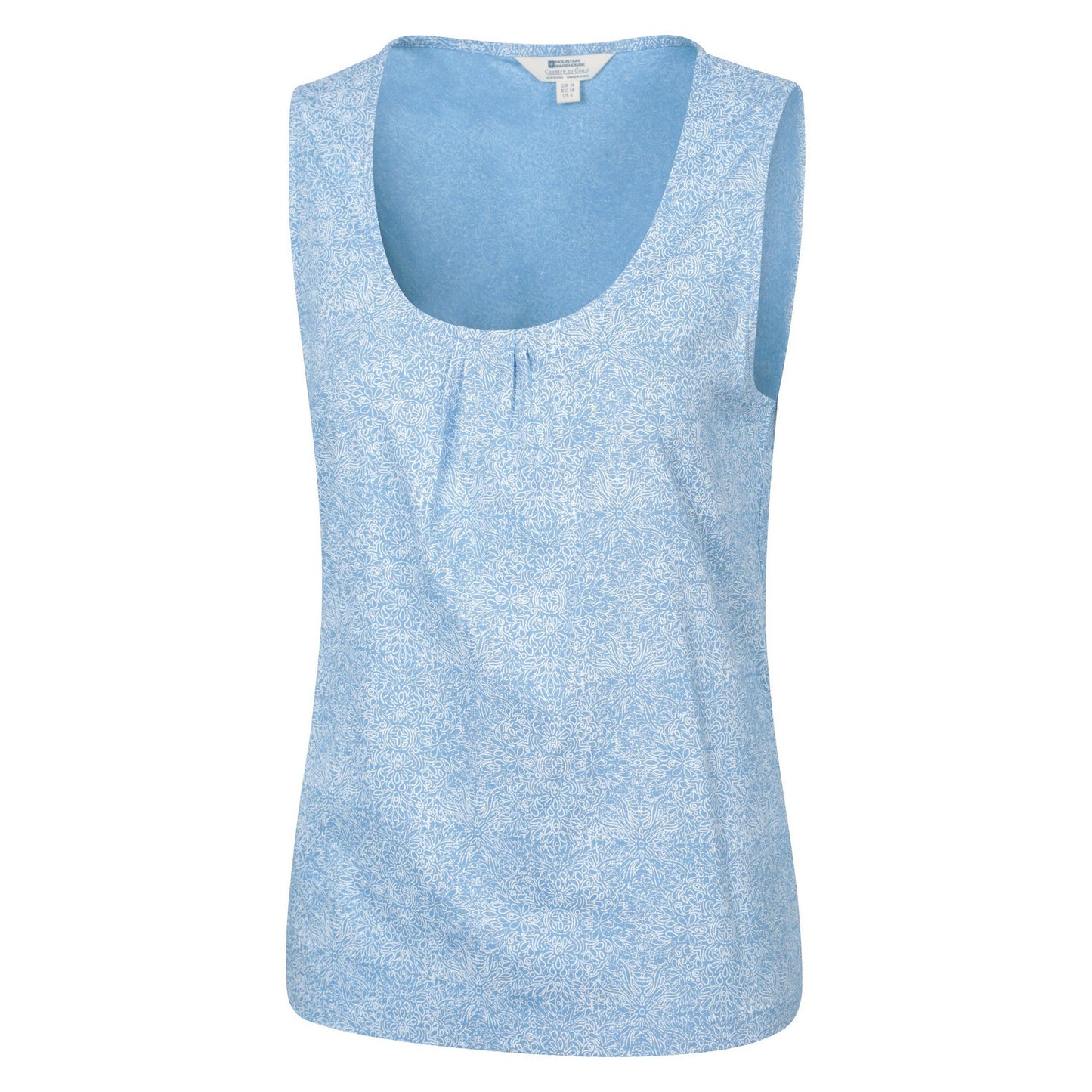 Pale Blue - Lifestyle - Mountain Warehouse Womens-Ladies Orchid Floral Tank Top