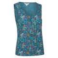 Teal - Side - Mountain Warehouse Womens-Ladies Orchid Tank Top