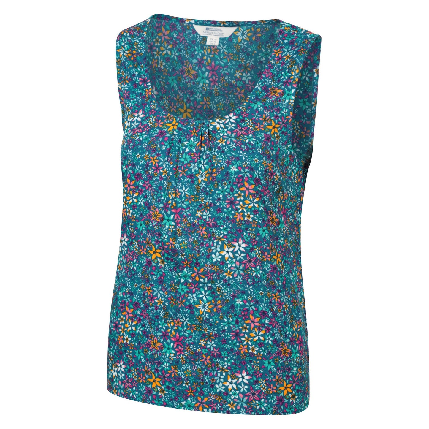 Teal - Lifestyle - Mountain Warehouse Womens-Ladies Orchid Tank Top