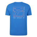 Cobalt - Back - Mountain Warehouse Mens Adventure Begins Line Art Cotton T-Shirt