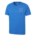 Cobalt - Lifestyle - Mountain Warehouse Mens Adventure Begins Line Art Cotton T-Shirt
