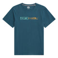 Teal - Front - Animal Mens Jacob Distressed Logo T-Shirt