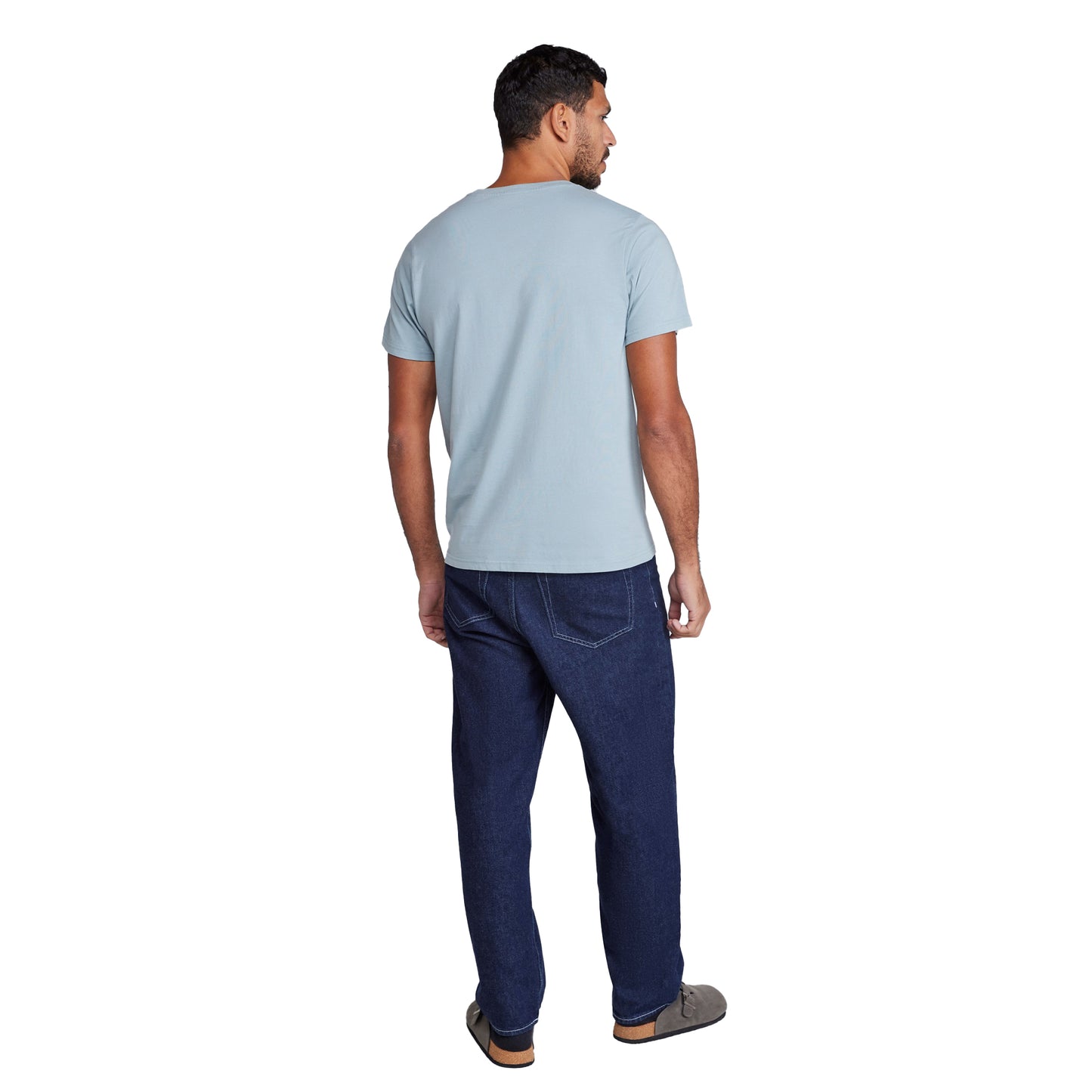Light Blue - Lifestyle - Animal Mens Jacob Logo Relaxed Fit T-Shirt
