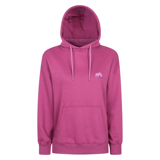 Berry - Front - Mountain Warehouse Womens-Ladies Mountain Scene Hoodie