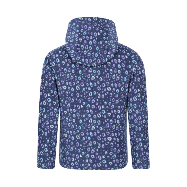 Dark Blue - Back - Mountain Warehouse Childrens-Kids Endeavour II Animal Print Hoodie