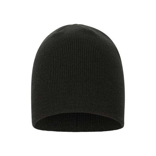 Black - Front - Mountain Warehouse Mens St Anton Beanie