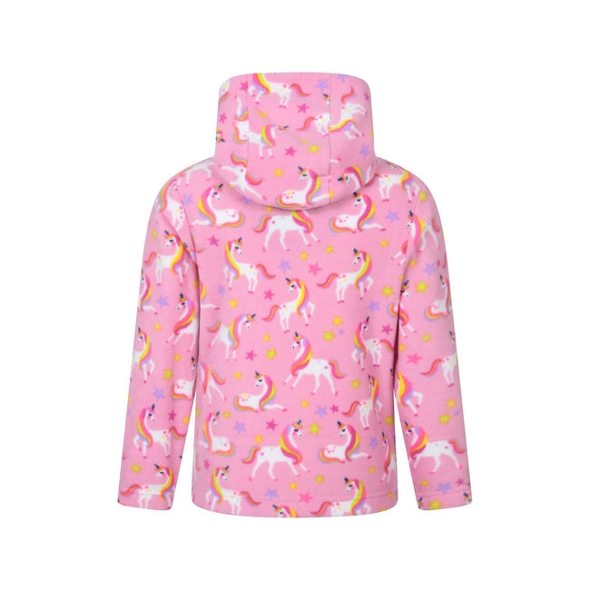 Light Pink - Back - Mountain Warehouse Childrens-Kids Endeavour II Unicorn Hoodie
