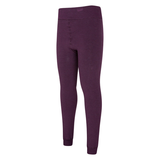 Purple - Lifestyle - Mountain Warehouse Childrens-Kids Fluffy Fleece Lined Leggings