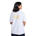 White - Back - Animal Womens-Ladies Leena Text Boxy T-Shirt