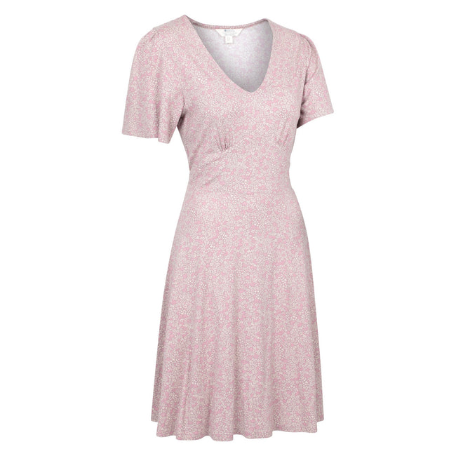 Light Pink - Side - Mountain Warehouse Womens-Ladies Floral Midi Dress