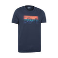 Dark Blue - Side - Mountain Warehouse Mens Sunrise T-Shirt