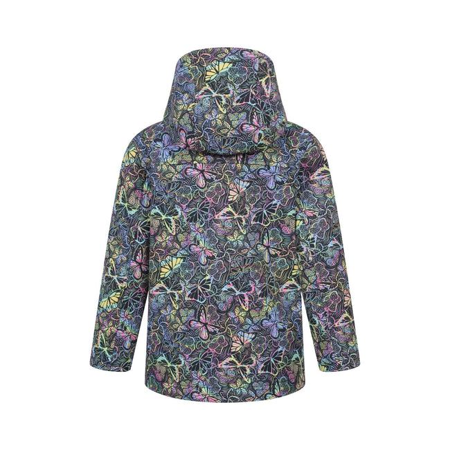 Dark Blue - Back - Mountain Warehouse Childrens-Kids Exodus Water Resistant Soft Shell Jacket
