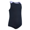 Navy - Side - Mountain Warehouse Girls Sporty One Piece Swimsuit