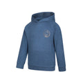 Navy - Lifestyle - Mountain Warehouse Childrens-Kids Strath Melange Supersoft Hoodie
