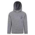 Grey - Front - Mountain Warehouse Childrens-Kids Strath Melange Supersoft Hoodie