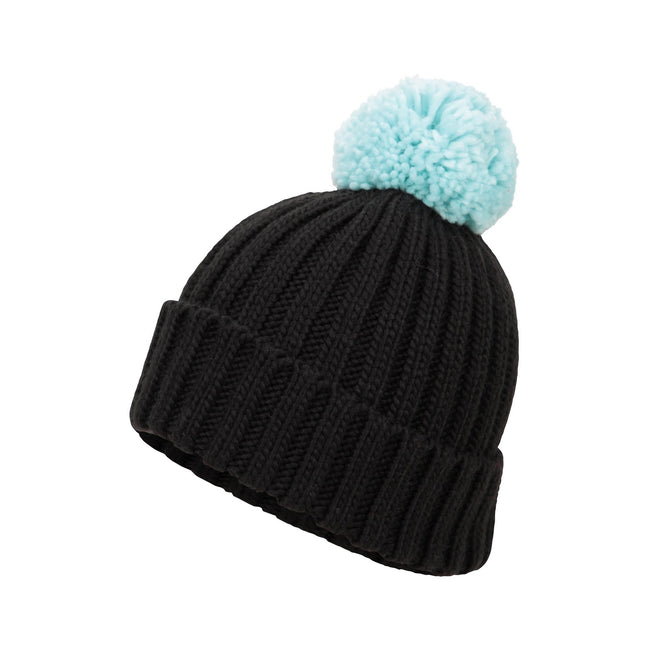 Black - Lifestyle - Mountain Warehouse Womens-Ladies Geneva Contrast Beanie