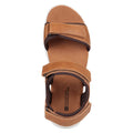 Brown - Pack Shot - Mountain Warehouse Childrens-Kids Cay Sandals
