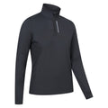 Black - Back - Mountain Warehouse Womens-Ladies React Quarter Zip Midlayer