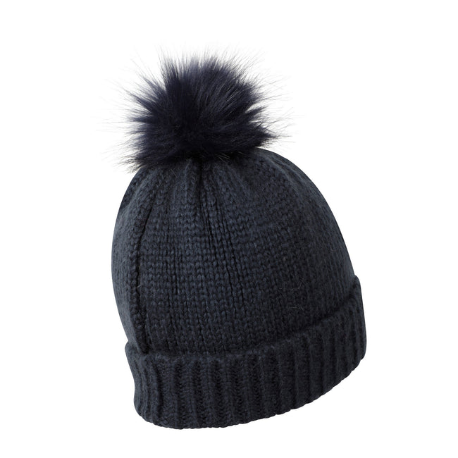 Dark Blue - Pack Shot - Mountain Warehouse Womens-Ladies Reindeer Sequins Beanie