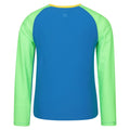 Cobalt - Back - Mountain Warehouse Childrens-Kids Long-Sleeved Rash Top