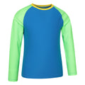 Cobalt - Side - Mountain Warehouse Childrens-Kids Long-Sleeved Rash Top