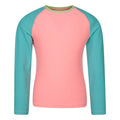 Turquoise - Front - Mountain Warehouse Childrens-Kids Long-Sleeved Rash Top