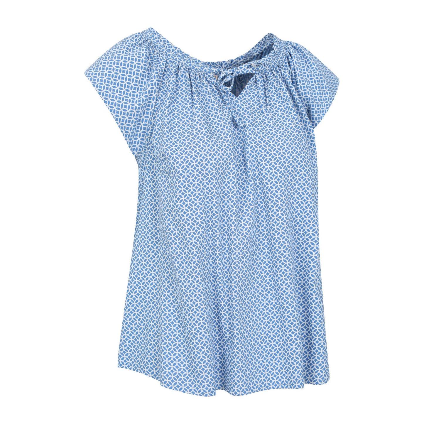 Blue - Lifestyle - Mountain Warehouse Womens-Ladies Printed Flutter Blouse