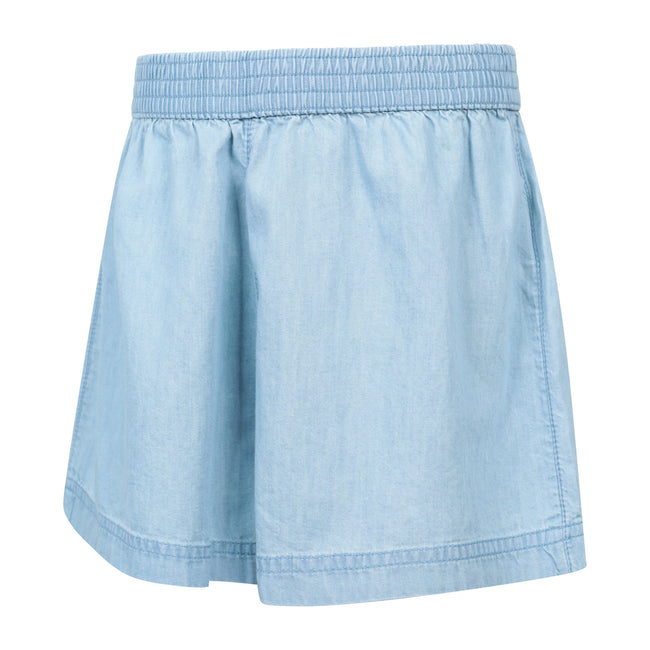 Blue - Lifestyle - Mountain Warehouse Childrens-Kids Chambray Heather Shorts