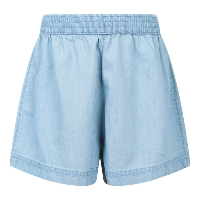 Blue - Front - Mountain Warehouse Childrens-Kids Chambray Heather Shorts