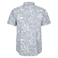 Grey - Back - Mountain Warehouse Mens Tropical Short-Sleeved Shirt