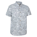 Grey - Side - Mountain Warehouse Mens Tropical Short-Sleeved Shirt