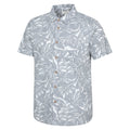 Grey - Lifestyle - Mountain Warehouse Mens Tropical Short-Sleeved Shirt
