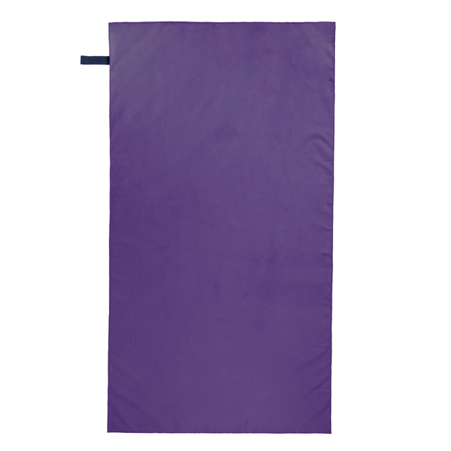 Dusky Purple - Front - Mountain Warehouse Travel Microfibre Towel