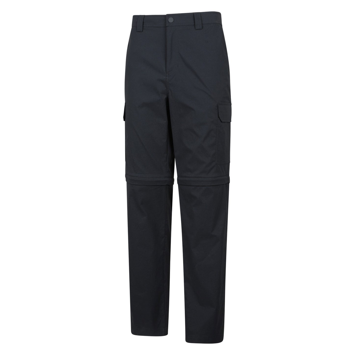 Black - Lifestyle - Mountain Warehouse Mens Delta Stretch Zip-Off Regular Cargo Trousers