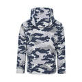 Grey - Back - Mountain Warehouse Childrens-Kids Pursuit II Camo Hoodie
